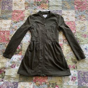 Anthropologie green jacket
